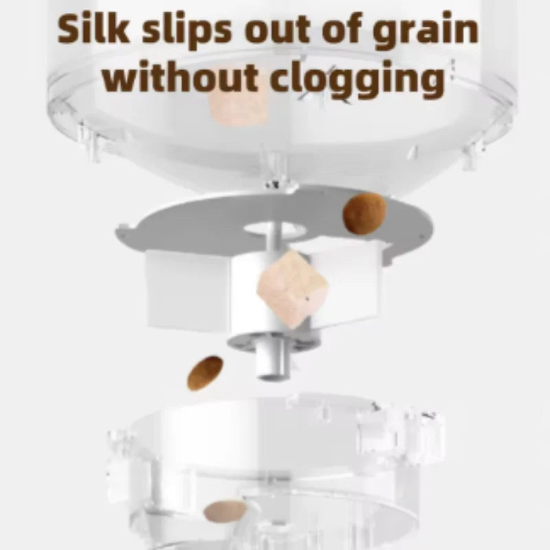 New 4L Smart Pet Feeder Automatic Food Dispenser Button for Cats And Dogs Intelligent Pet Feeder